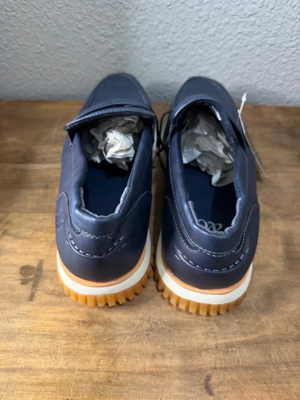 Men's New York & Company Navy Slip-On Loafers size 10